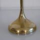 Pair of Danish brass candle holders by Hyslop 1970