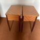 Paire de tables de chevet Vintage