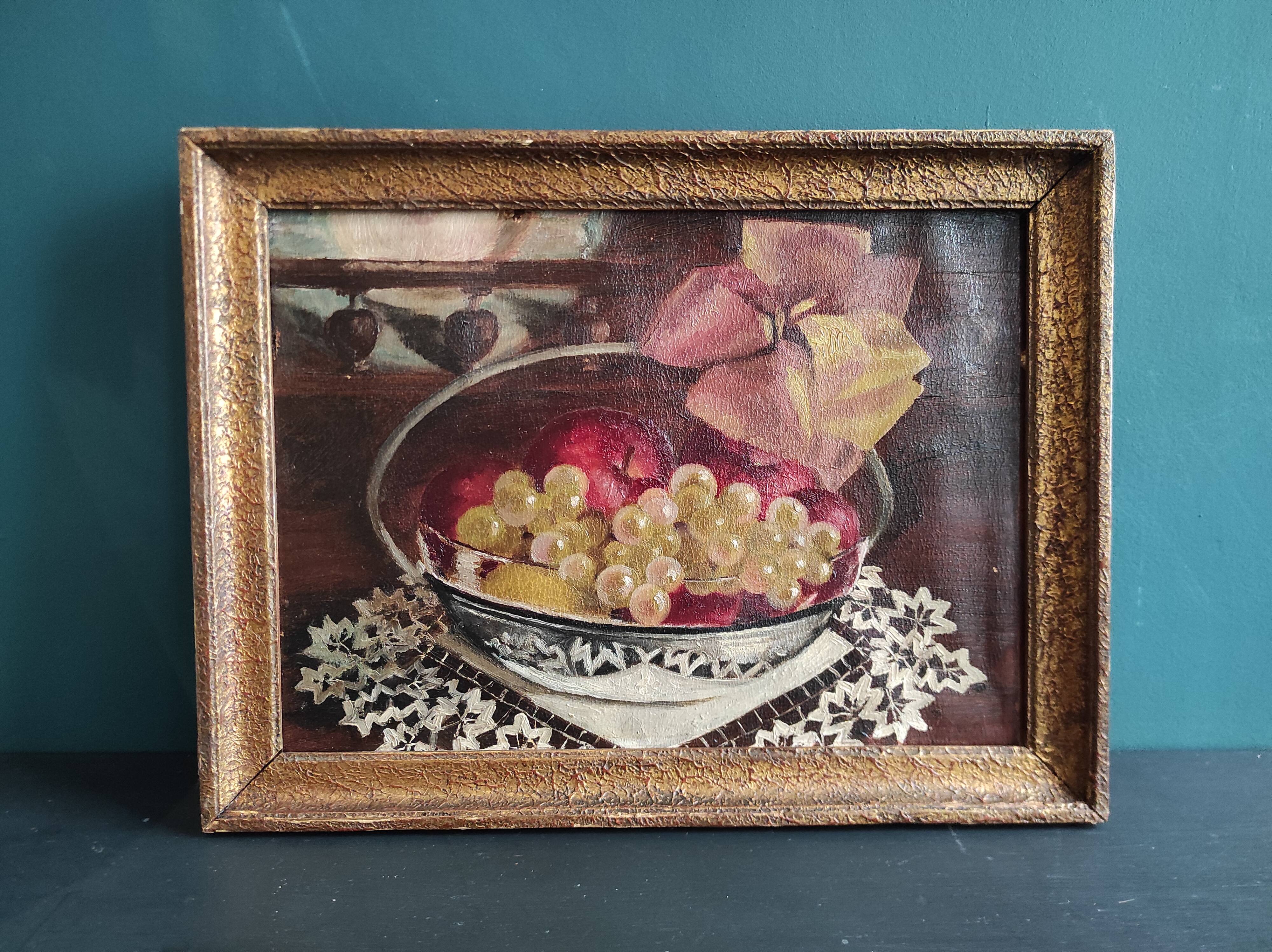 Antique still life, signed Y. Luboade, 1897