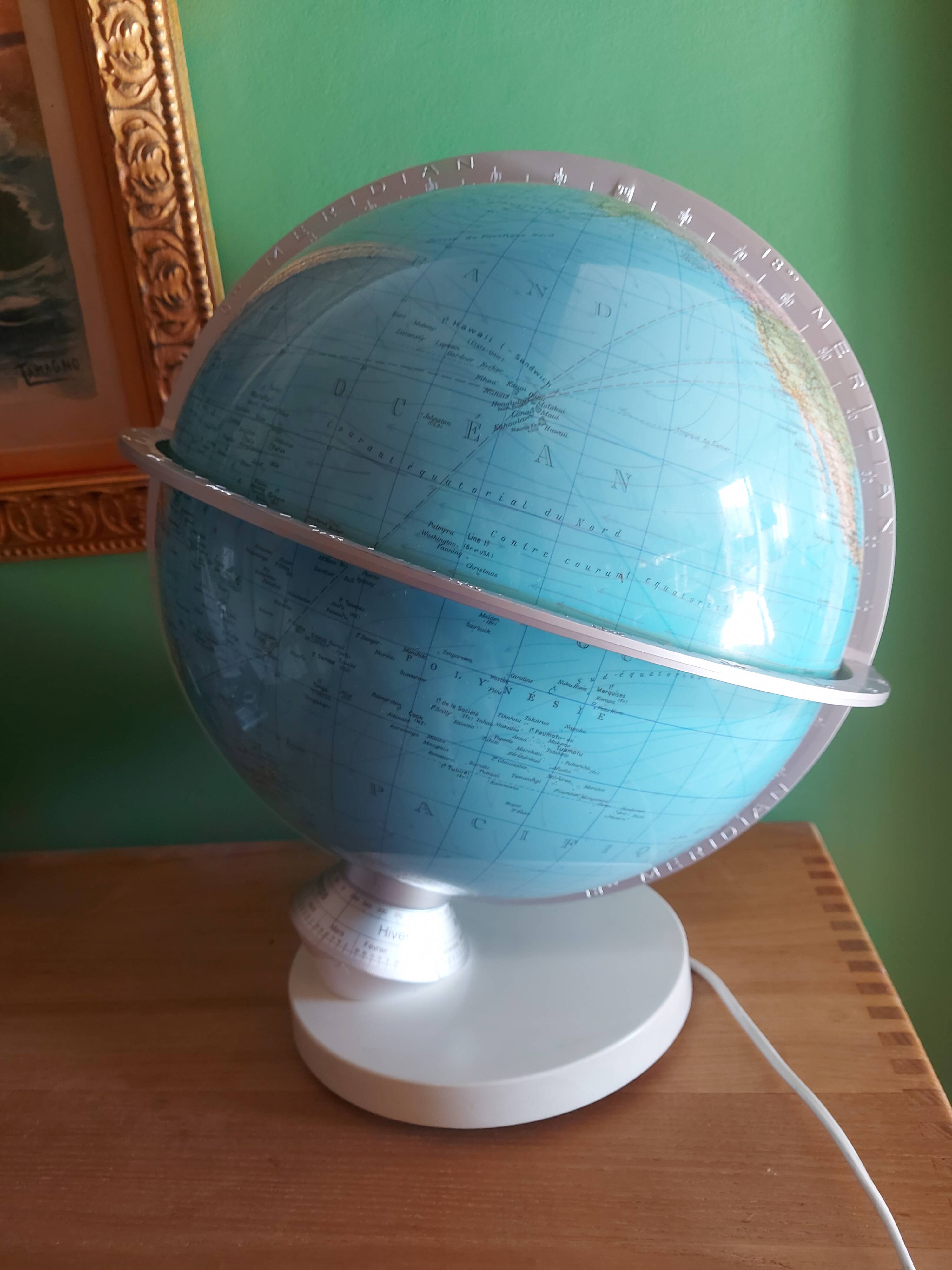 Luminous globe Columbus70'S , Columbus Verlag , Paul Oestergaard