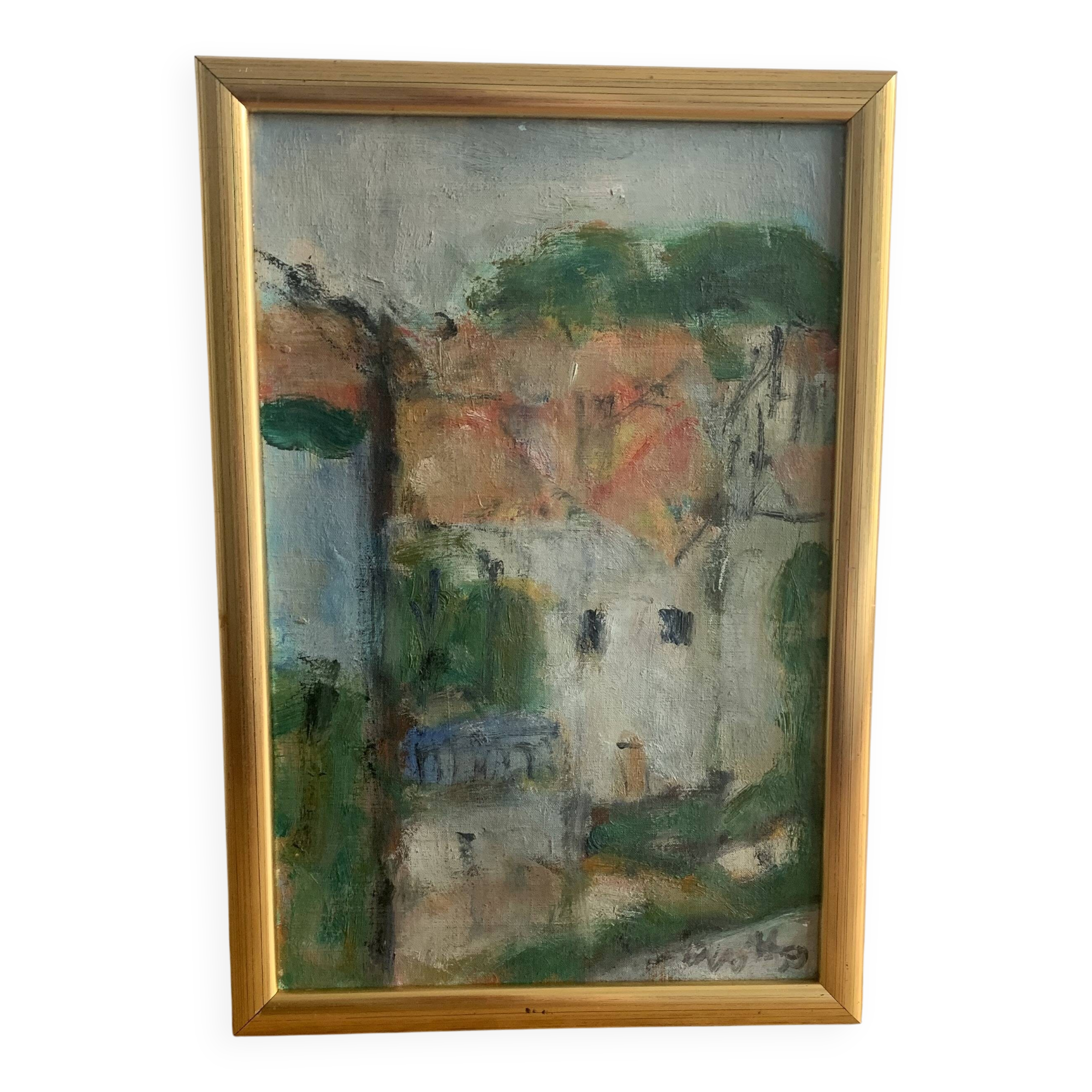 Peinture à l'huile de paysage
