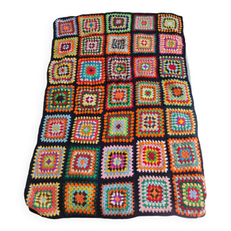 Small vintage crochet blanket