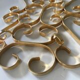 Under vintage brass plated