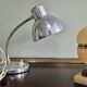 Lampe cocotte industrielle aluminium brossé années 60