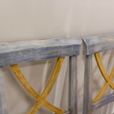 6 mulched provencal style chairs