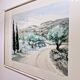 Lithographie "Chemin de l'oliveraie" par Victor Zarou