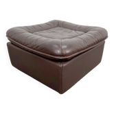 Mid-Century DS 11 Ottoman in Brown Leather from de Sede, Switzerland, 1960s