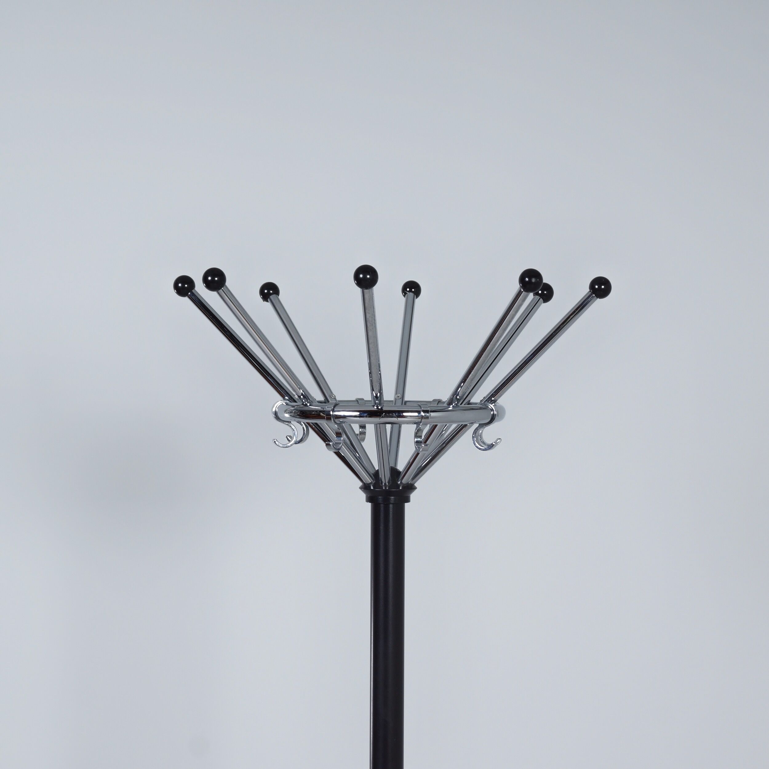 Coat rack Gispen 1016 by W.H. Gispen for Dutch Originals, 2010s – Chrome & Black Steel