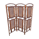 Vintage rattan screen