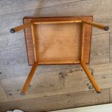 Small teak and beech table - Sweden 1970s