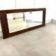 Large vintage mirror 40s oak frame 103x42cm