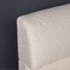 Italian 20thc set of four seats in cream boucle c.1980
