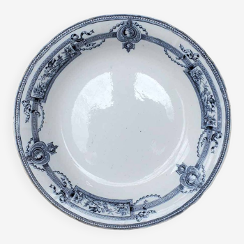 Hollow dish in Iron Earth Saint-Amand & Hamage model Médaillon