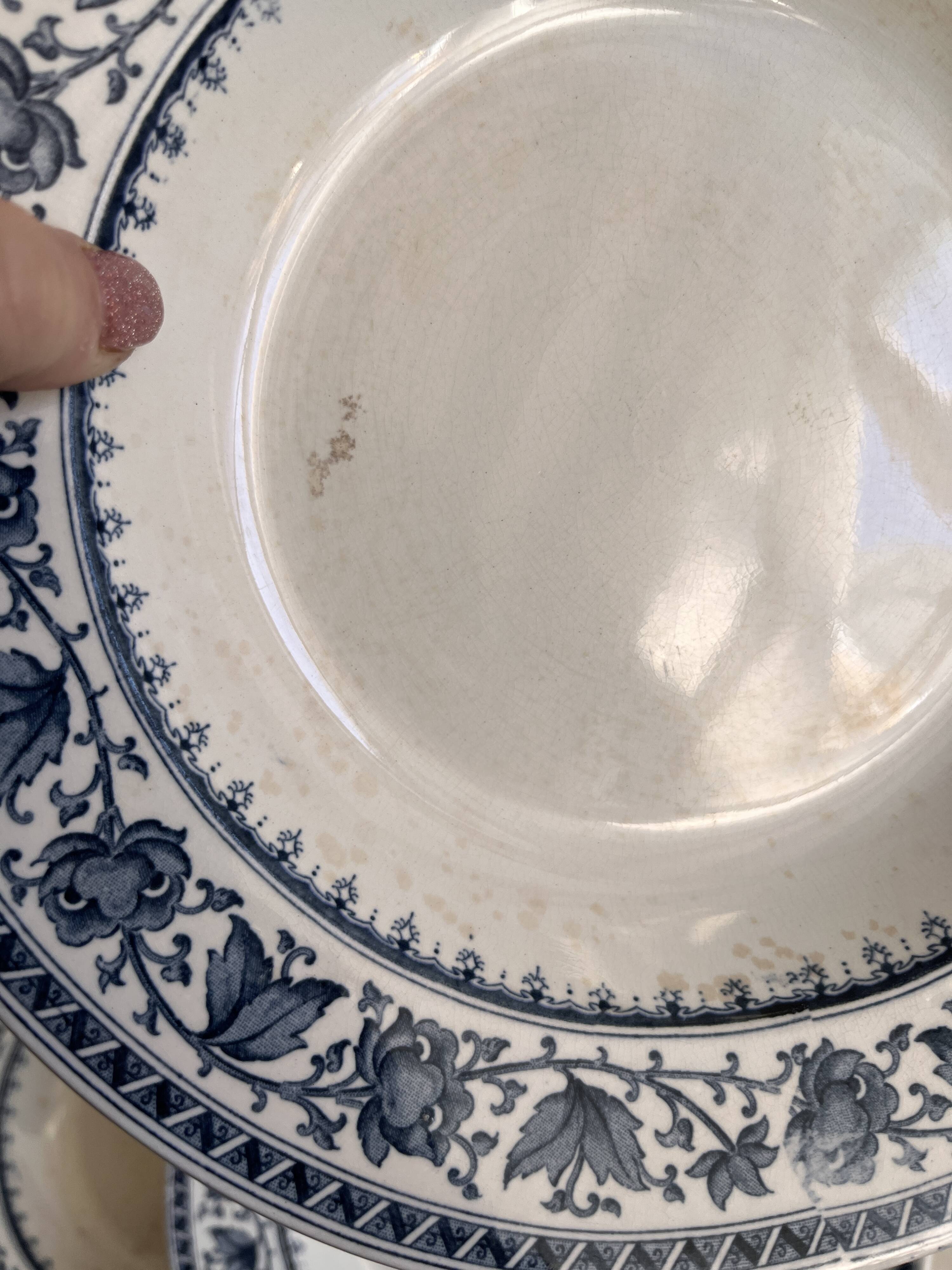 Deep plates Sarreguemines