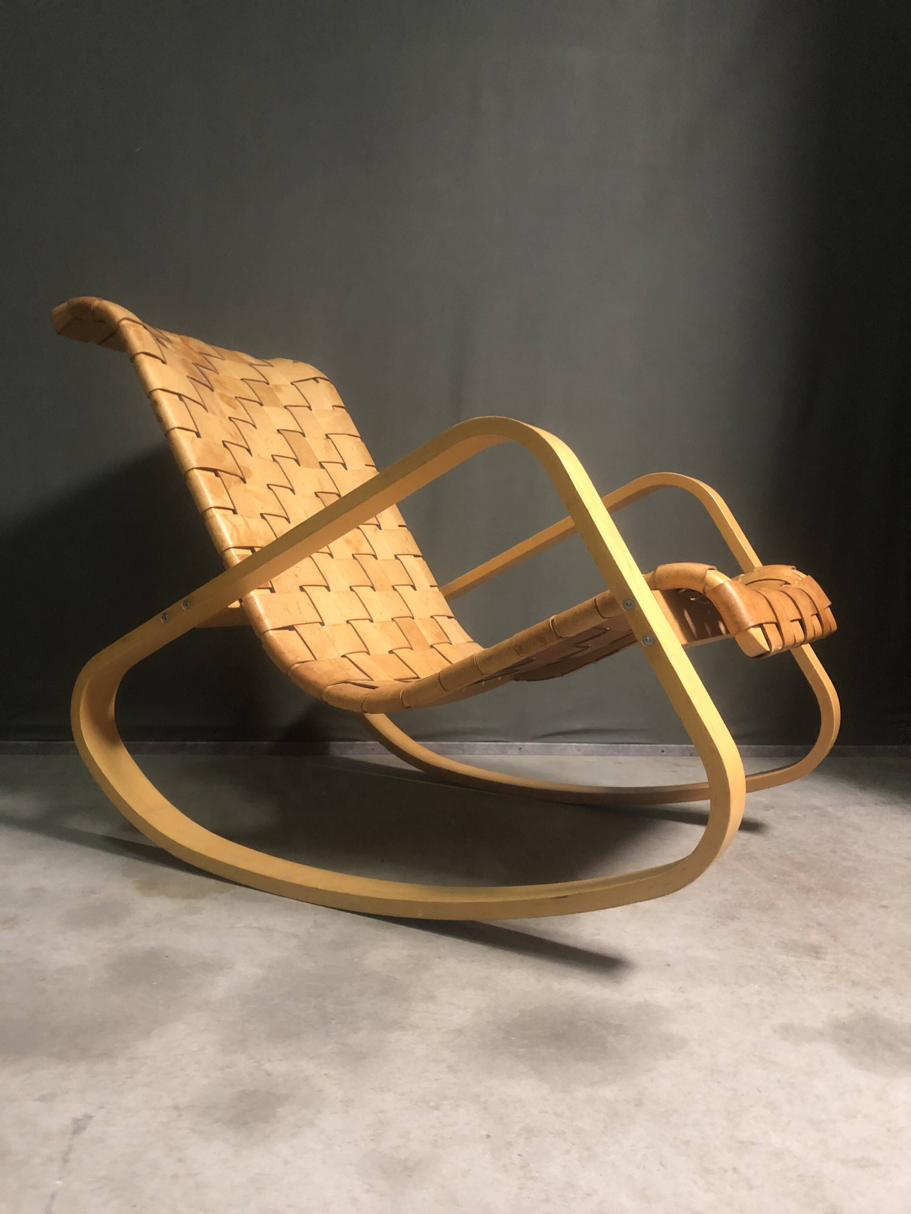 Dondolo lounge chair by luigi crassevig for crassevig, 1970s