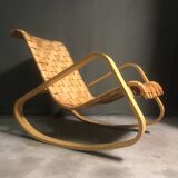 Chaise longue dondolo par luigi crassevig pour crassevig, années 1970