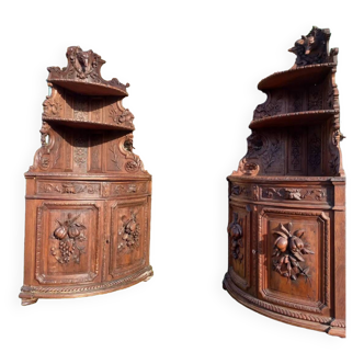 Pair of 19th century corners