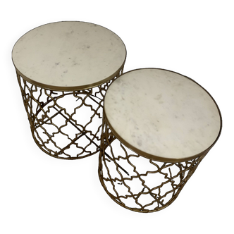 Marble side tables