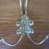 Set of 4 hooks in gilded metal