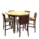 Table and 5 "Neoz" stools by Philippe Starck for Driade.