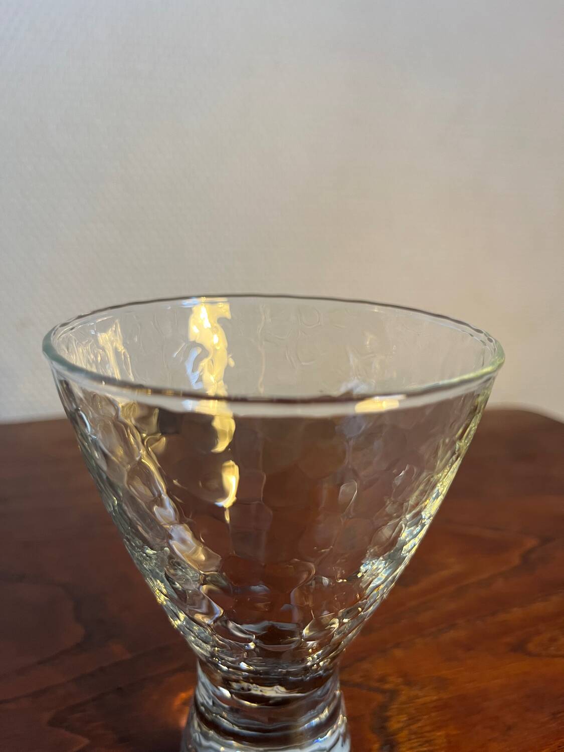 Orange juice glass from the 70s