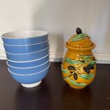 Vallauris slurry olive pot