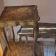 Set of 3 vintage wooden nesting tables