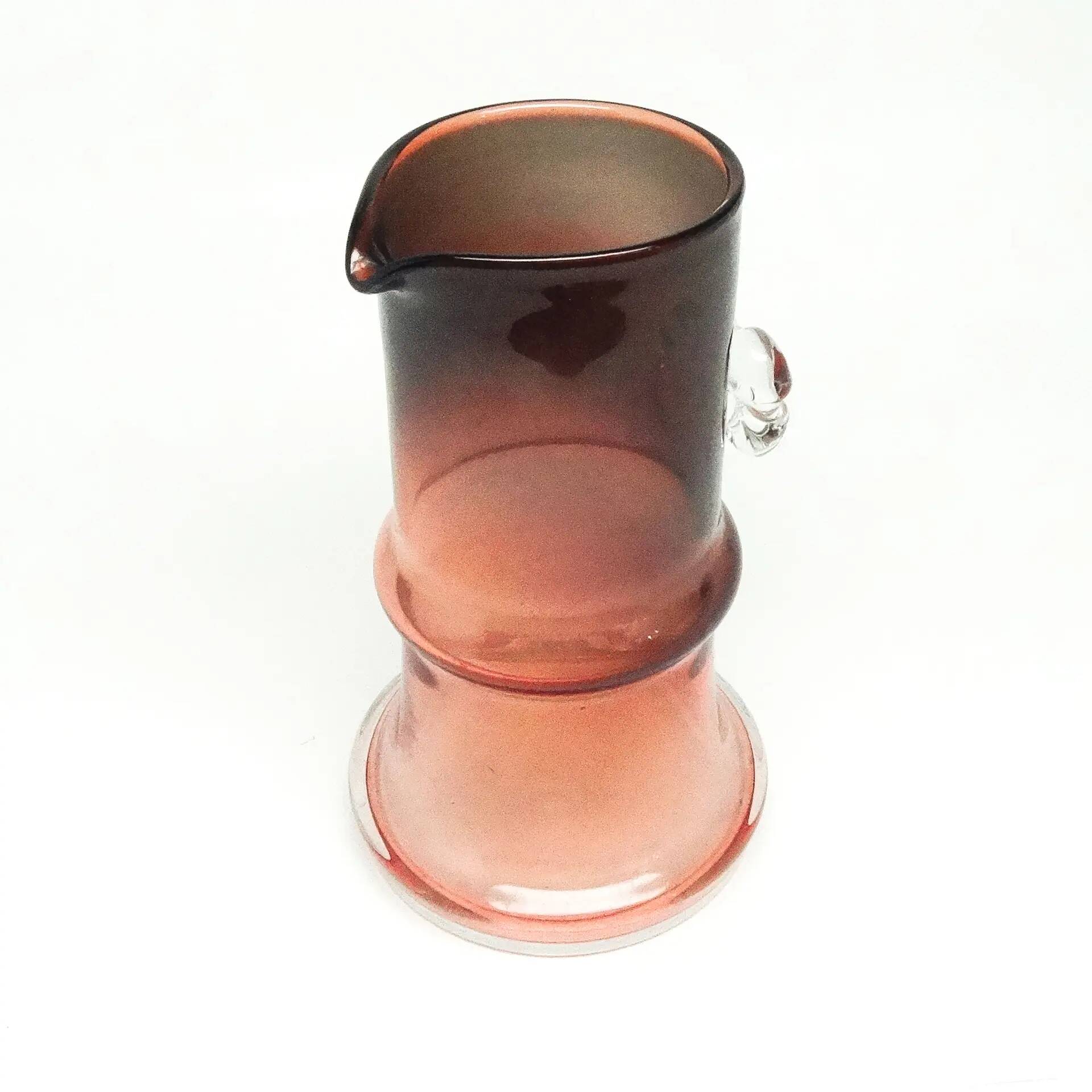 Vase, Polish modernism, glass, HSG Tarnowiec, Poland, 1970s