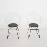 D. Dekker for Tomado wire chairs, The Netherlands 1950's