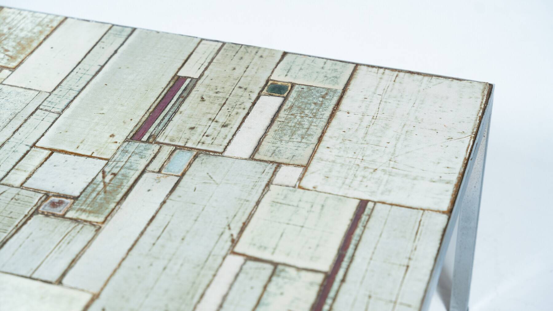 Mid-Century Mosaic Coffee Table attributed to Pia Manu, 1970s