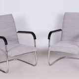 Paire de fauteuils Bauhaus restaurés, Anton Lorenz, Mücke Melder, Tchéquie, années 1930