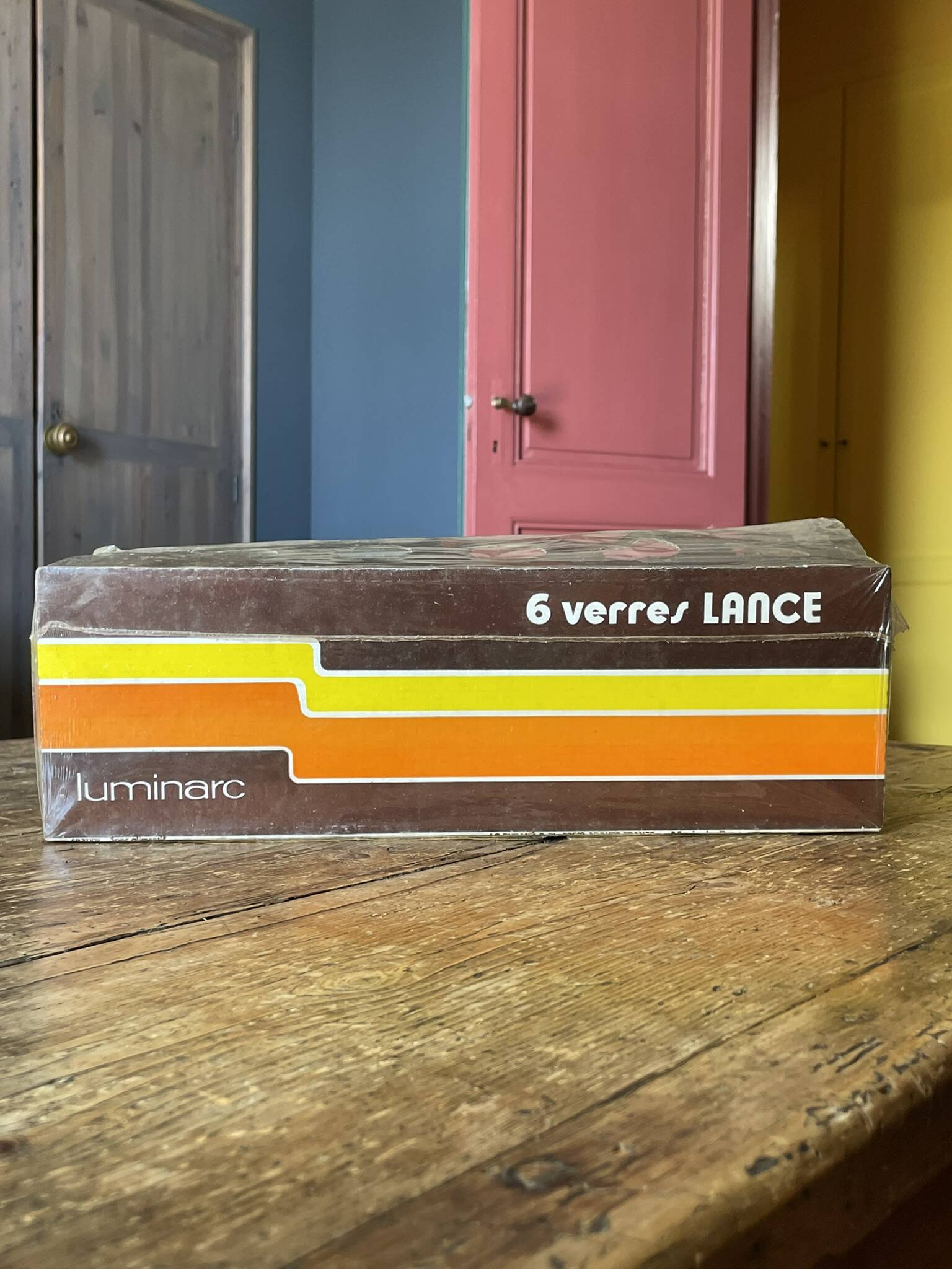 Set of 6 Luminarc glasses