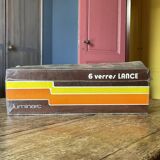 Set of 6 Luminarc glasses
