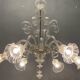 Venetian murano glass chandelier, 1960s