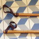 Vintage reed ski sticks