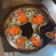 6 vintage fish plates signed Marius Giuge - Vallauris