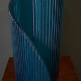 Lampe spirale bleue design signée Artco