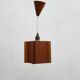 Suspension scandinave vintage en teck