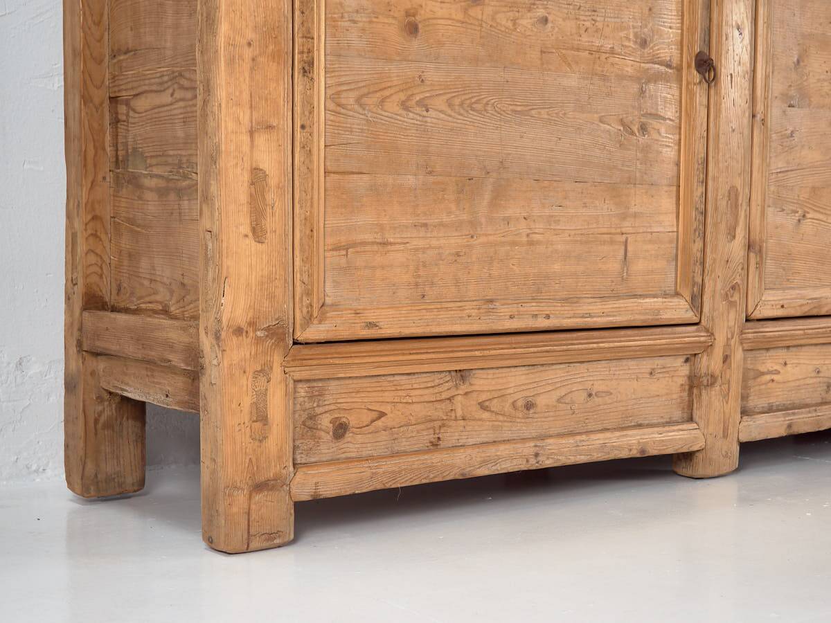 Antique wooden three-door sideboard (circa 1920)