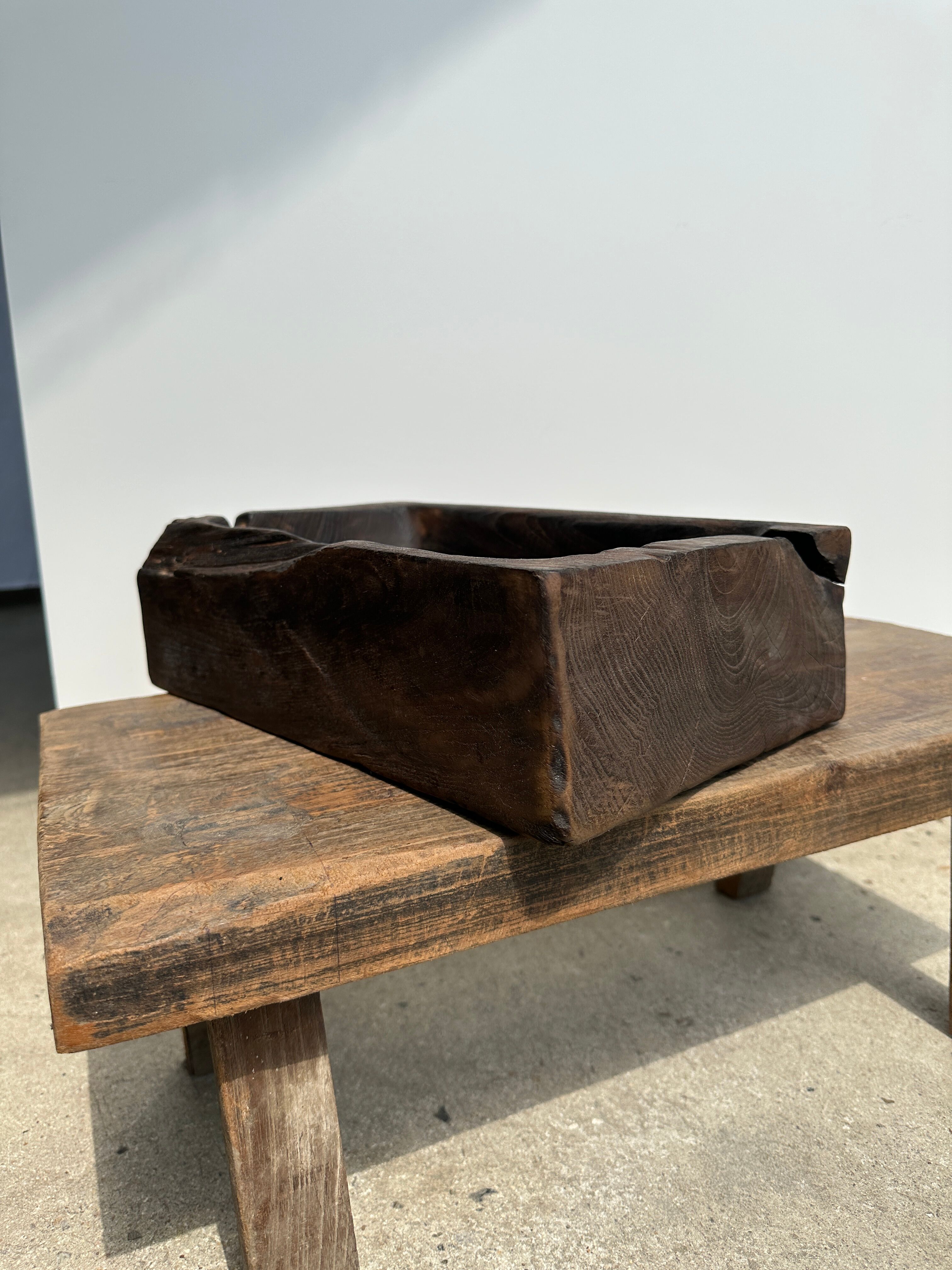 Asian teak empty pocket