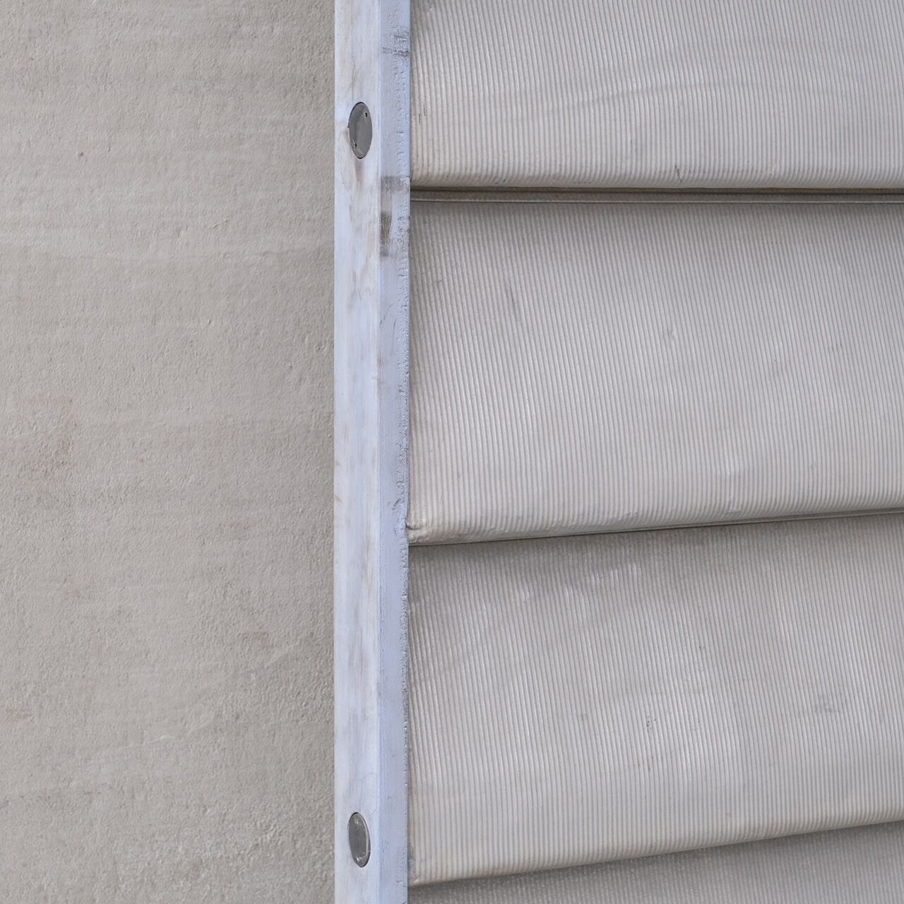 Jean Prouvé mid-century Cameroon sliding shutterroom divider