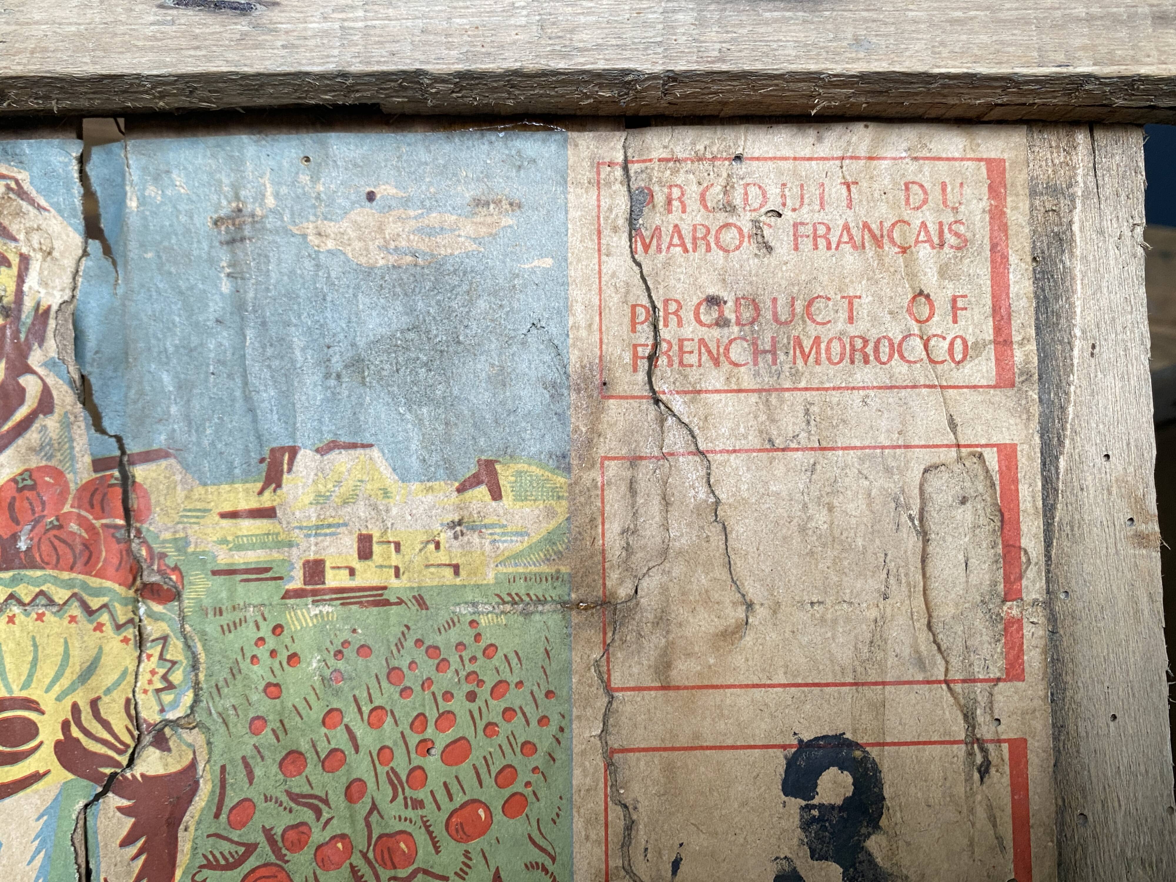 Crate cageot wooden slats morocco casablanca