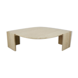 Italian coffee table in travertine, 1970