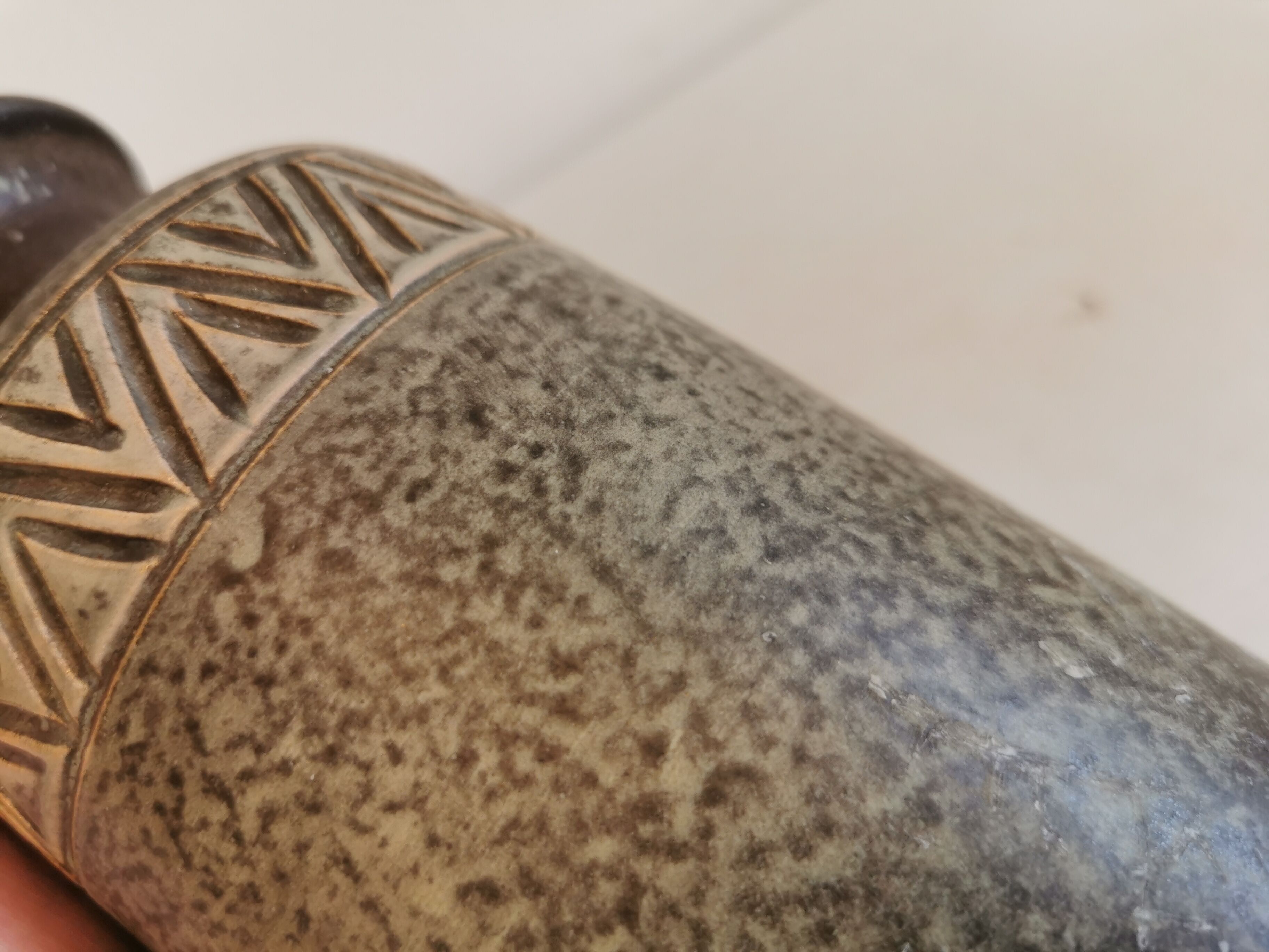 Ceramic vase from Danish Johgus, estimated 1960s-70s