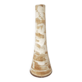 Natural-toned ceramic soliflore vase – 22 cm