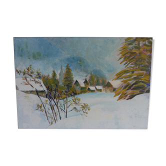 Tableau peintre inconnu non signé