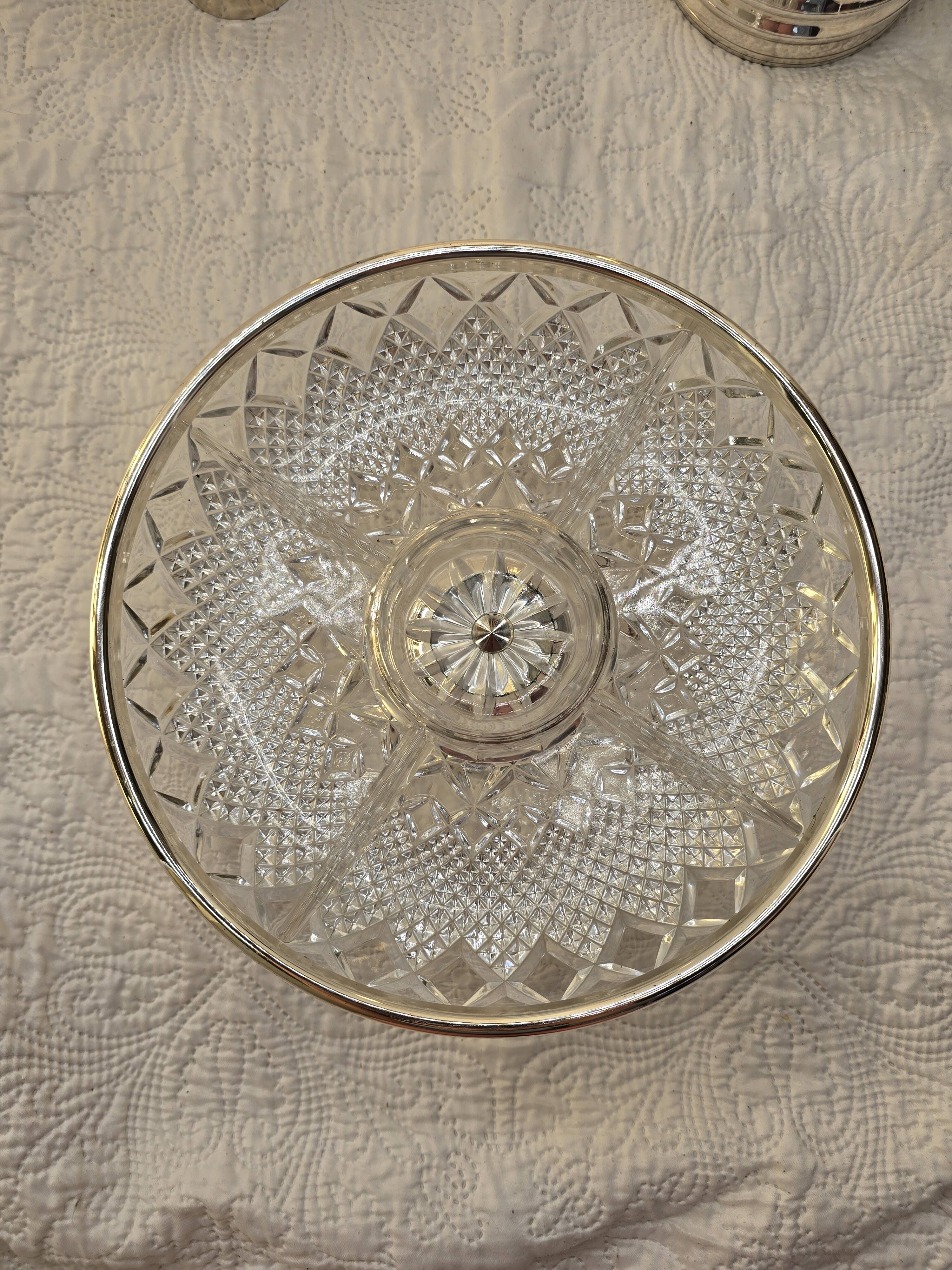 3-piece silver-plated aperitif set