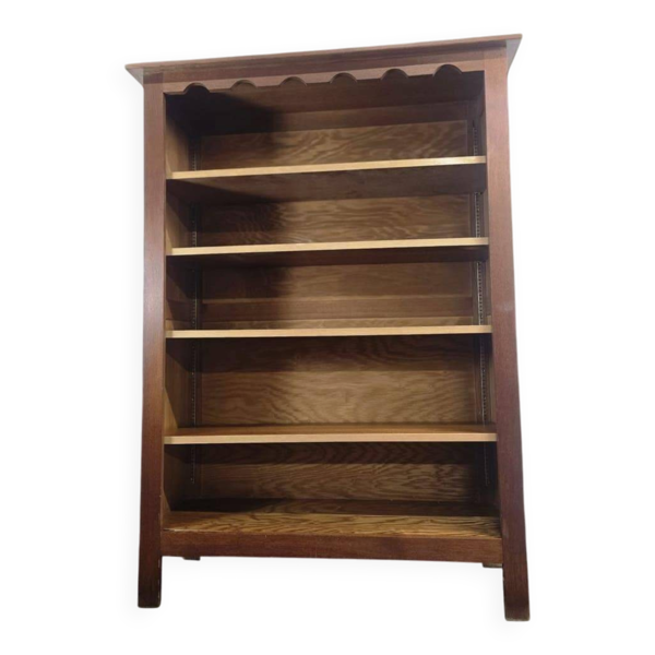 Bibliothèque/armoire/vitrine vintage en bois