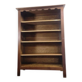 Bibliothèque/armoire/vitrine vintage en bois