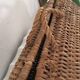 Wicker basket and 60s wood